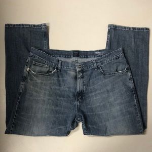 Nautical relaxed fit stretch jeans